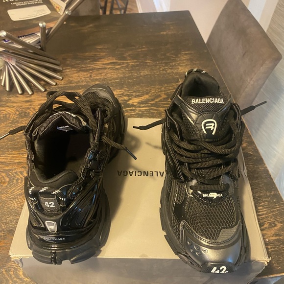 Balenciaga Other - Balenciaga Men's Black and Gray Sneakers